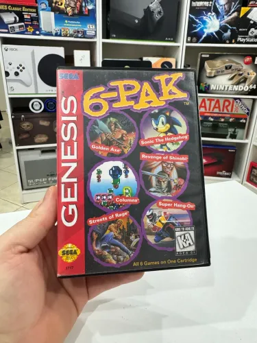 Vendo 6 Pack Gênesis Mega Drive - original 