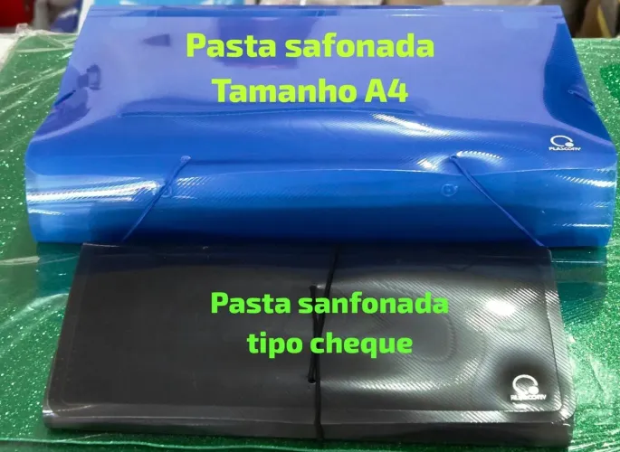 PASTA PLÁSTICA SANFONADA