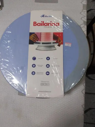 Prato Giratório Bailarina Blue Star