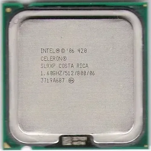 Processador Intel Celeron 420 1.6 Ghz Fsb 800 Lga 775 Oem