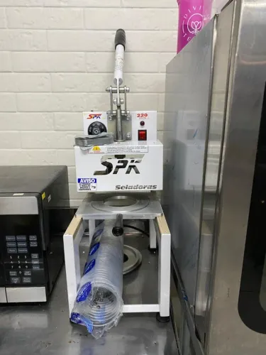 SELADORA PARA EMBALAGENS DE PUDIM E COPOS