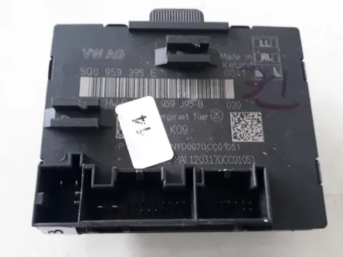Módulo De Vidro Elétrico Traseiro Esquerdo Audi A3 2018 3526