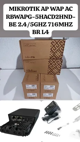 MIKROTIK AP WAP AC RBWAPG-5HACD2HND-BE 2.4/5GHZ 716MHZ BR L4