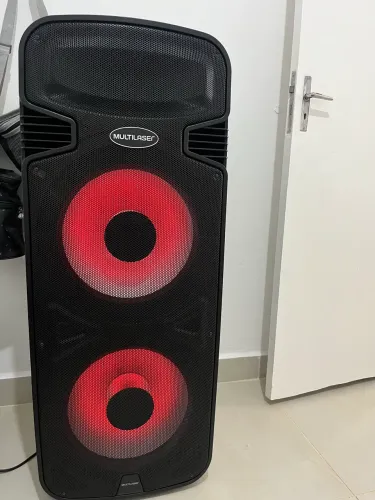 Caixa de Som Torre Double 15 Pol. 3500W BT/AUX/SD/FM - Multilaser SP344