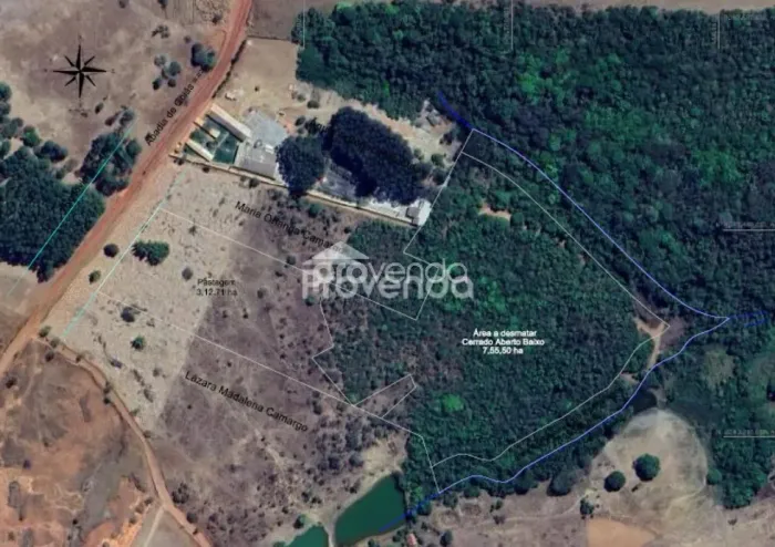 ÁREA NO MUNICIPIO DE ABADIA DE GOIÁS COM 139.416,75M²