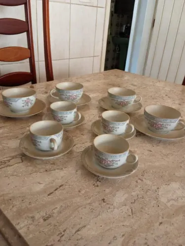 Kit xícaras - 4 de café e 4 de chá - Conservado