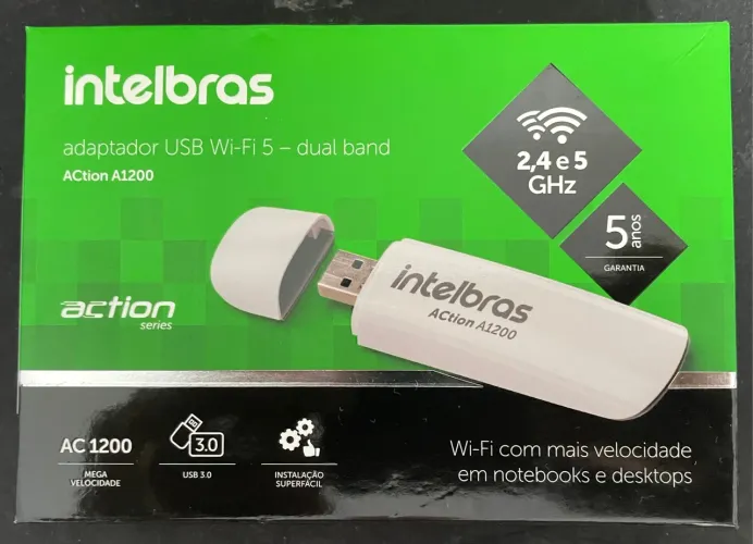 Adaptador wi fi intelbras action A1200