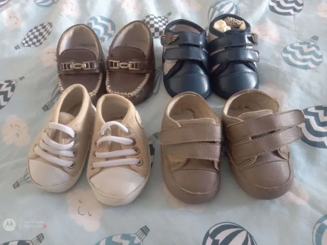 Sapatos de vários tamanhos