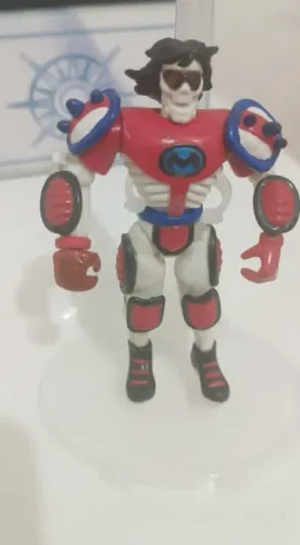 Boneco Bones Justice Liga de Mutantes desenho anos 90