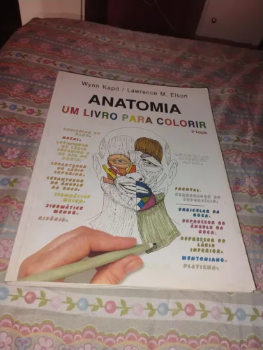 Livro de anatomia para colorir