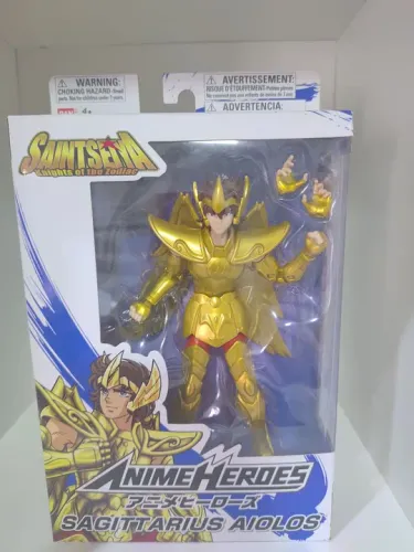 Boneco Saint Seiya Sagittarius Aiolos Anime Heroes