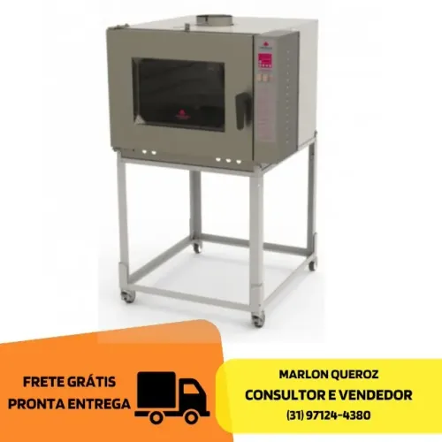 Forno Turbo Elétrico 5 Esteiras Progas Novo