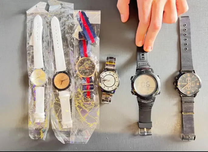 Relógios Masculinos - 5 Peças