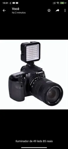 Iluminador LED para Câmera com 49 Leds - 85 Reais