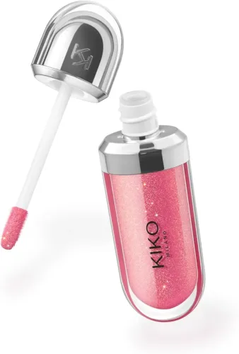 Kiko Milano 3d Hydra Lipgloss 33 Acabamento Glitter Cor Rosa Rosa