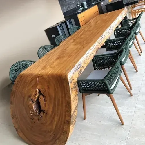 Mesa cascata conjunto rústico