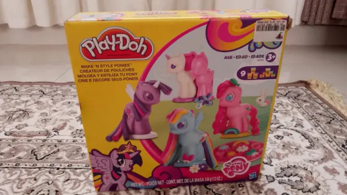 Kit Play Doh "My Little Pony - Crie e decore seus pôneis"