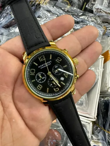 Relógio Montblanc pulseira em couro, multifuncional