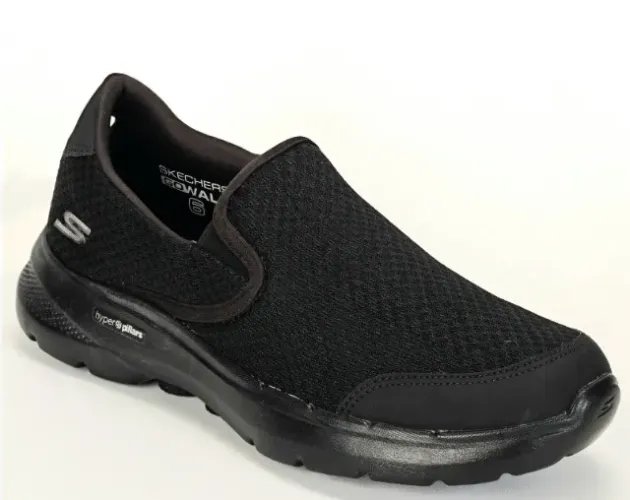 Tênis Skechers Go Walk 6 Requisite Masculino Preto N.41 Novo