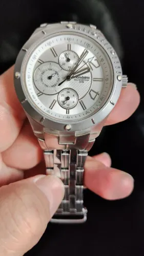 Relógio Mondaine Multifunction 3ATM Original Caixa Em resina Transparente Diferenciada