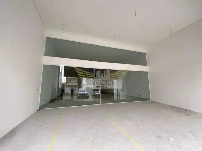 Salão Comercial NOVO para Alugar, 270m² - Vila Humaíta, Santo André/SP.