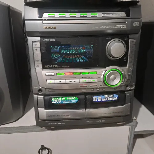 Aparelho aiwa nsx959 muito novo completo com as cxs originais