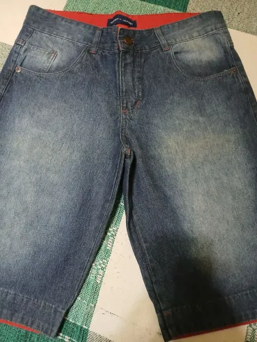Bermuda jeans masculina número 44