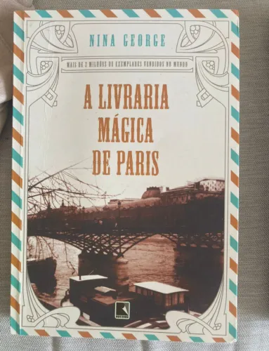 Livro Livraria Mágica de Paris, Autora Nina George, Editora Record  