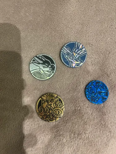 Moedas colecionáveis pokémon 