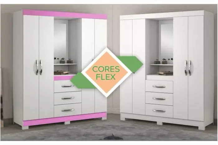 Guarda-Roupa Moderno com Cores Flexíveis!! 15sr6