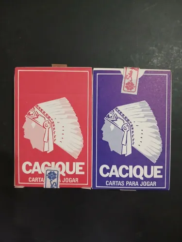 Par de Baralhos Cacique dos anos 70 Lacrado