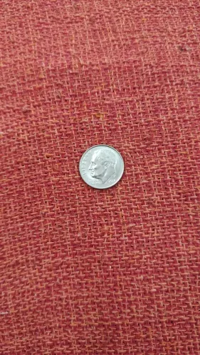Moeda One Dime letra P- 2014