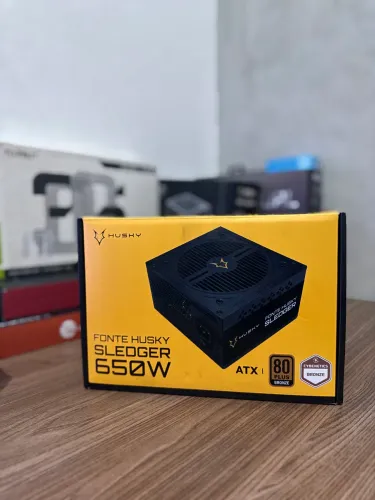 FONTE 650W HUSKY 80 PLUS BRONZE ( NOVA )