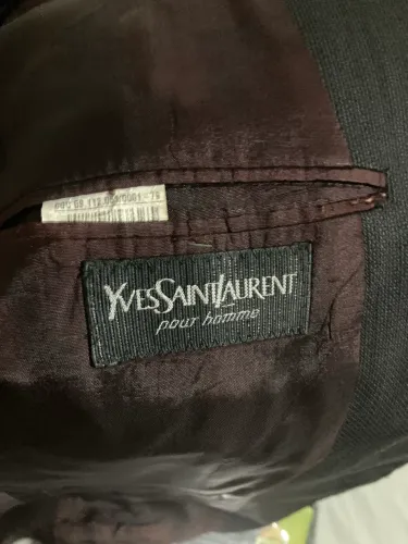 Blazer Yves Saint Laurent Vintage - 100% Lã - Tamanho 50C