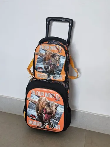 Kit Mochila de rodinhas e Lancheira térmica - Sestini