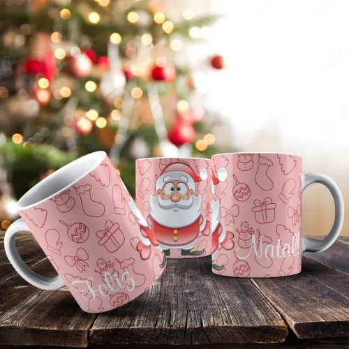 Lindas canecas natalinas