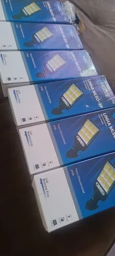refletor solar mgc mlso-9p luz branco frio kit com 3 