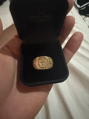 ANEL DE OURO 18k MASCULINO
