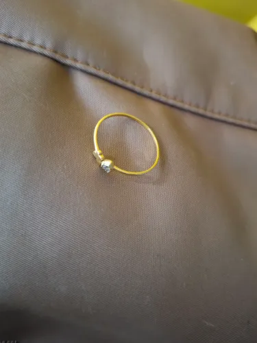 Anell de ouro 18k com 6 brilhantes