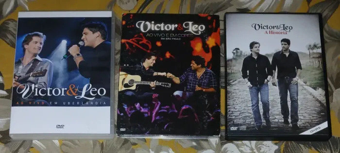 Dvds + Cd Victor & Leo (Lote de 3 Dvds + 1 Cd)