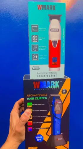 Máquina de cortar cabelo WMArk NG 9003+ máquina de acabamento NG 318