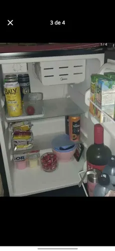 Frigobar Midea Preto Estado de Novo