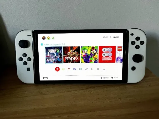 Nintendo Switch OLED (64+256gb e acessórios)