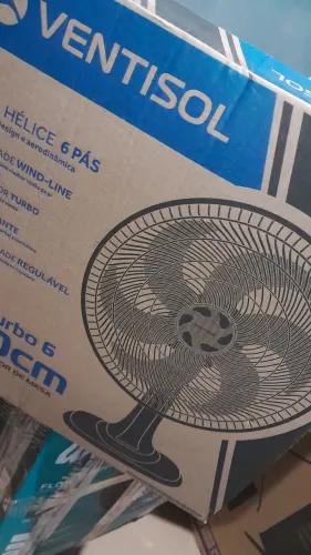 VENTILADOR novo  na Caixa 40c lacrado Preto.Turbo 199$ 