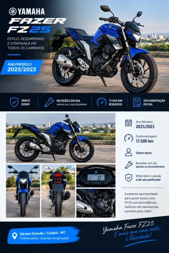 Yamaha FZ25 250 Fazer Flex 2023
