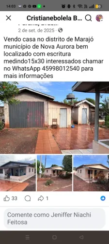 Casa em Marajó Nova Aurora Paraná 