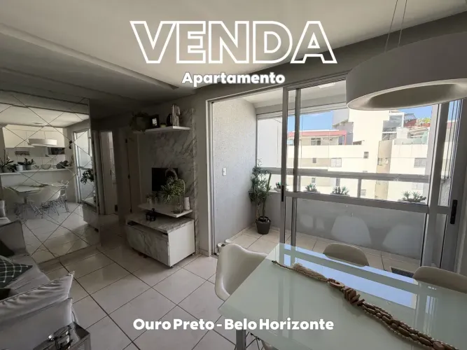 Apartamento 2 quartos/1 suíte na Rua Professor Domicio Murta - Ouro Preto/BH