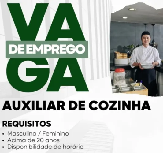 Auxiliar de Cozinha