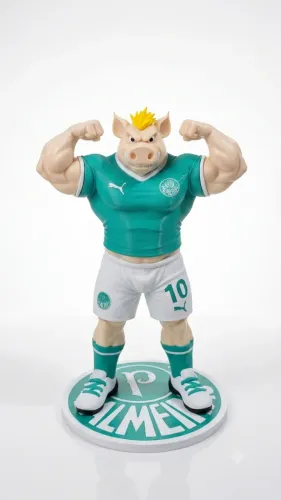 Mascote Do Palmeiras Com Escudo(28cm)