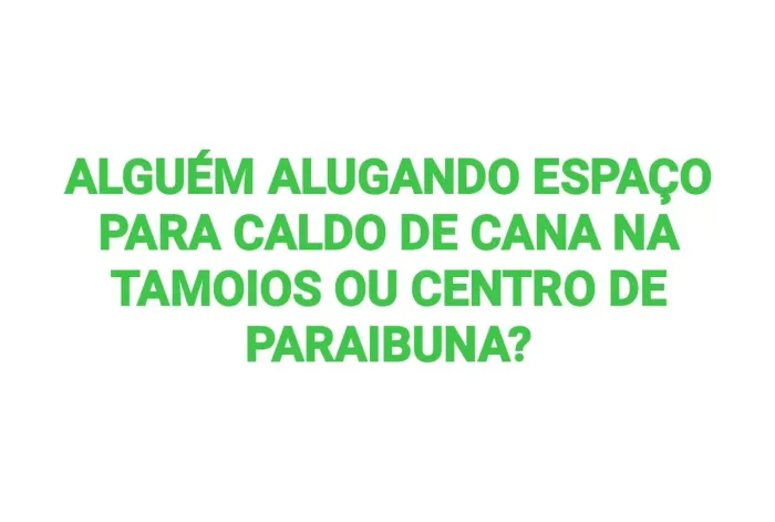 Procuro local (Puxadinho)